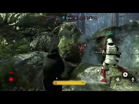 Star Wars: Battlefront | Han Solo gets frozen in the geometry!