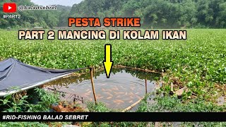 Download lagu PART 2! Baru Lempar Umpan, Ikan Kolam Cirata Langsung Hajar! mp3