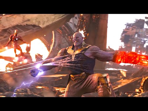 Avengers VS Thanos - Titan Battle Scene (Hindi) - Avengers : Infinity War (2018) Movie Clip HD