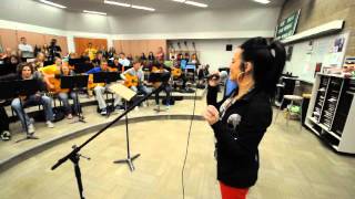 Students at Fargo West perform Kat Perkins&#39; &quot;Fearless&quot;