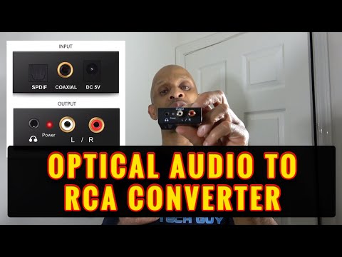 Optical Audio to RCA Audio Converter