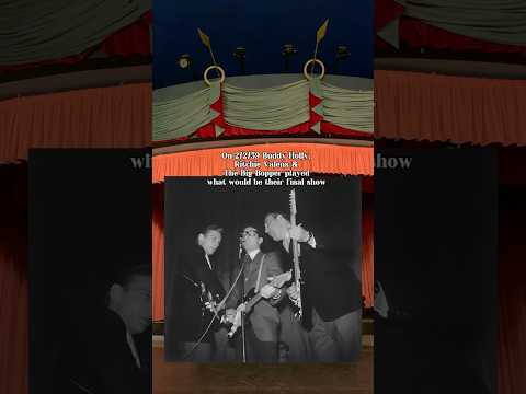 Thumbnail for This is the LAST Song BUDDY HOLLY Performed Live 🥺 #thedaythemusicdied #buddyholly by Buddy Holly