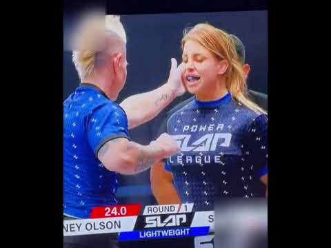 Power slap: Sheena Bathory, she hits so hard her opponent somersaults !!!