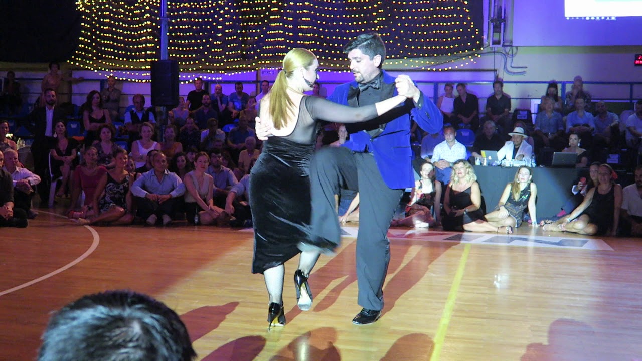 Fernando Sanchez & Ariadna Naveira at A Los Amigos Tango Festival, Rythymno, Crete 2019 3