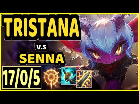 JAVAAA (TRISTANA) vs SENNA - 17/0/5 KDA BOTTOM ADC GAMEPLAY - EUW Ranked GRANDMASTER