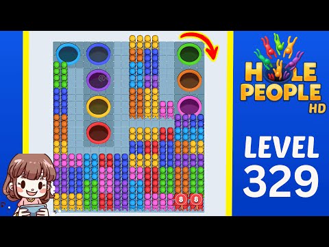 Hole People Level 329 Solution Walkthrough
