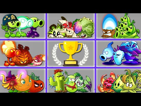 Tournament 8 Random Team Plants - Who Will Win? - PVZ 2 Team Plant vs Team Plant