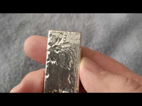 My First Hand-Poured Silver on YouTube
