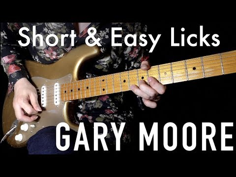Blues Guitar Lesson: "Gary Moore" Blues Licks in A | #189