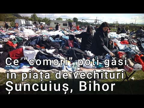 Ce ”comori” poți găsi în piața de vechituri din Șuncuiuș, Bihor