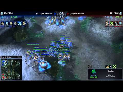 SC2 - Daily Masters - PvP - StarDust vs Patience