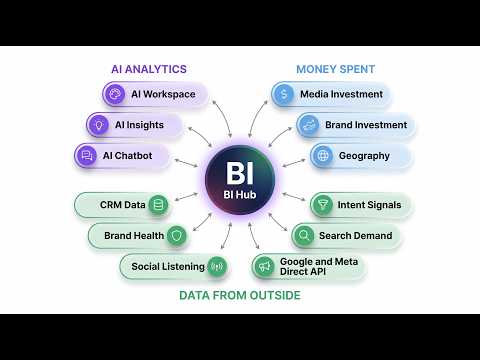 BI Hub: Spend, Revenue, Search Demand and Sentiment in One Place
