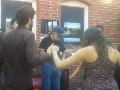 Inspector Gadje playing and Shani leads the  line at Herdeljezi 2013