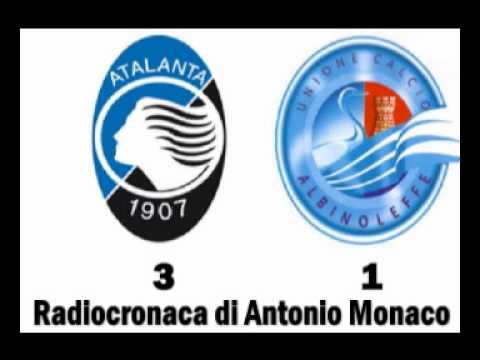 Antonio Monaco in Atalanta-Albinoleffe 3-1 (11/12/2010) Radiocronaca da Radio 1 RAI