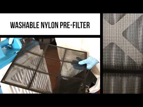 XPOWER X-4700A Professional 3-Stage HEPA Air Scrubber Video