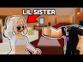 I played MM2 with my LIL SISTER.. (Roblox Murder Mystery 2)