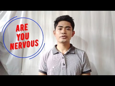 "Are You Nervous" Speech | English Language