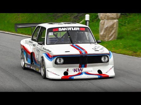 320HP BMW 2002 w/ 10,000+ rpm M12/7, 2.0L 4-Cylinder Engine singing on hillclimb | Hemberg 2024