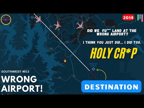 (Hilarious Blunder)How this Southwest Flight Landed at the Wrong airport! (2014 CVR +ATC)