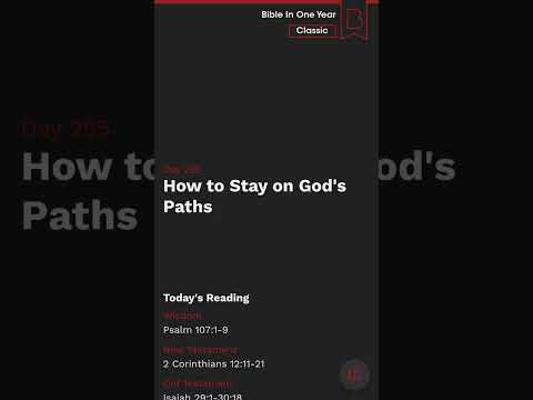 Bible Study Day 255 | How To Stay On God's Paths