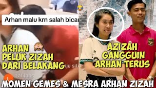 Download lagu Arhan Peluk Pinggang Azizah Dari Belakang🙈 Ketahuan Ternyata Arhan Tipe Idaman Azizah Dari Dulu🤭 mp3
