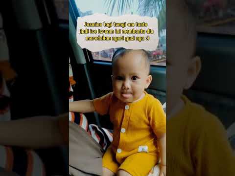 Ice Cream Mcd || Kali pertama Jasmine mam Ice Cone nya Mcd