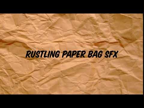 FREE Rustling Paper Bag Sound Effect SFX 10 seconds ASMR
