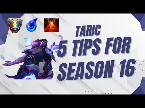 Taric guide season 16 : 5 usefull tips for Taric support