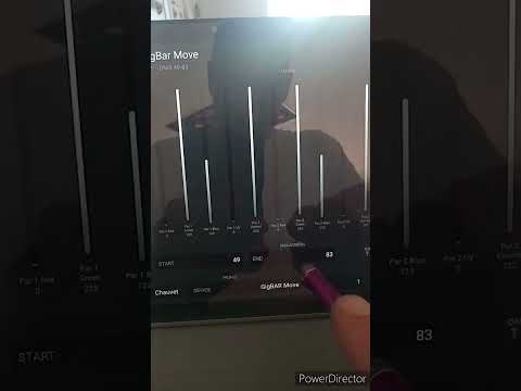 MyDMX Go and Chauvet Gig Bar move Setup and Operation