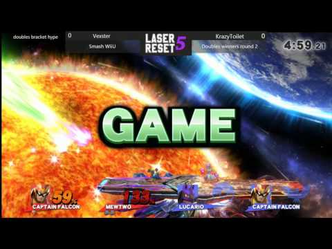 Laser Reset 5 - Smash 4 Doubles - Nabster & Vexieal vs. LAVEZzI & KrayXii - Losers Round 1