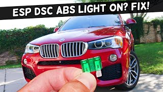 Why ESP DSC ABS Light On BMW X3 X4 2010 2011 2012 2013 2014 2015 2016 2017 2018