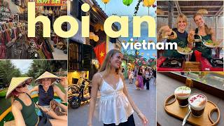 Hoi An Vlog!! Cafe hopping, custom tailor clothes, a cooking class & cycling !!