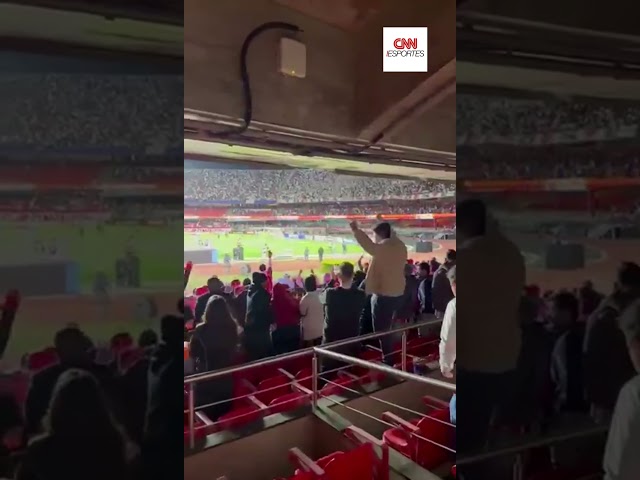 Morumbis: veja momento em que placa de ferro cai na cabeça de torcedor