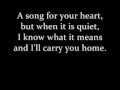 James Blunt -  Carry You Home Lyrics