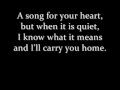 James Blunt - Carry You Home Lyrics 