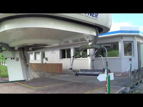 Discesa integrale seggiovia Leitner "Gardenaccia" in HD - La Villa (BZ)