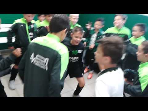 U10 des SV Fortuna Herne vorm Spiel
