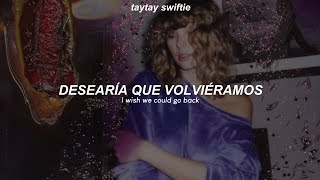 taylor swift - i wish you would (taylor&#39;s version) (traducida al español + lyrics)