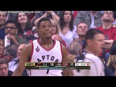 Kyle Lowry Drains a Three | Cavaliers vs Raptors | Game 3 | May 21, 2016 | 2016 NBA Playoffs