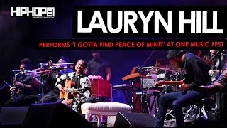 Lauryn Hill Performs &quot;I Gotta Find Peace of Mind&quot; During One Music Fest 2015