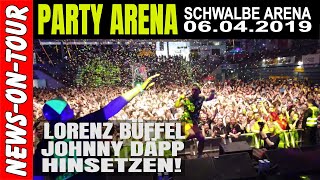 Johnny Däpp &quot;hinsetzen&quot; (Ich will Malle zurück) Remix (4k) Party Arena Gummersbach | Schwalbe Arena!