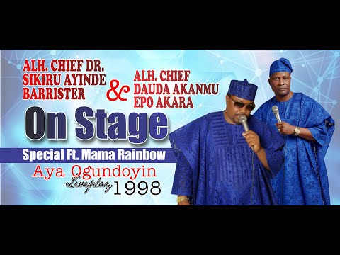 AYINDE BARRISTER & EPO AKARA ON STAGE - FUJI vs AWUREBE, BADDEST DUET, 1998 - REACTION