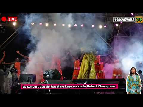 Le concert live de Roseline Layo au stade Robert Champroux de Marcory