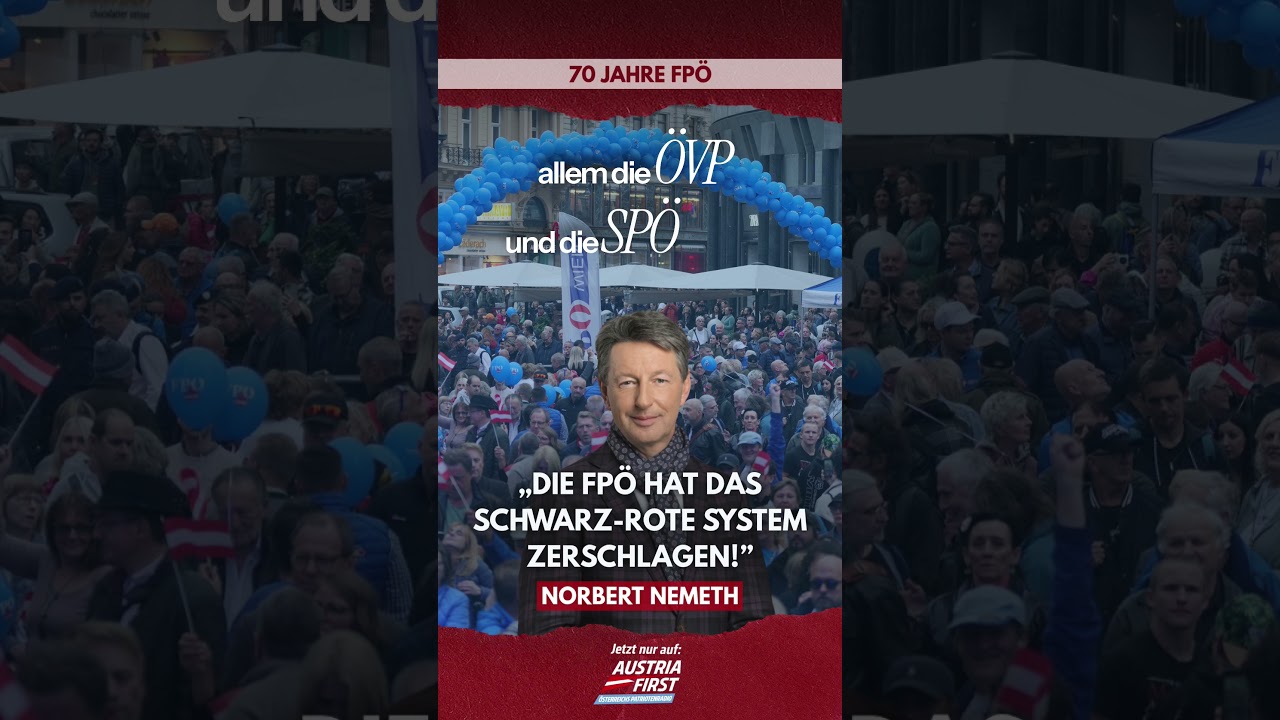 Die FPÖ hat das schwarz-rote System zerschlagen! - Norbert Nemeth