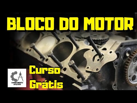 Curso de Mecânica Automotiva gratuito -  Bloco do Motor - Aula 3