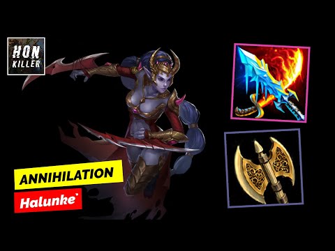 HoN The Dark Lady FROSTBURN with RUNED CLEAVER