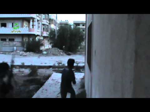 اشتباكات بين تجمع كتائب الحق وقوات النظام في حي الرصافة في دير الزور