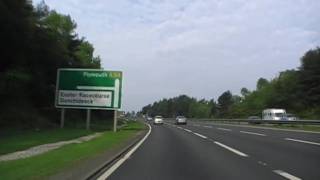 preview picture of video 'Driving On The A38 From M5 Junction 31 To Heathfield, Devon, England 22nd April 2011'