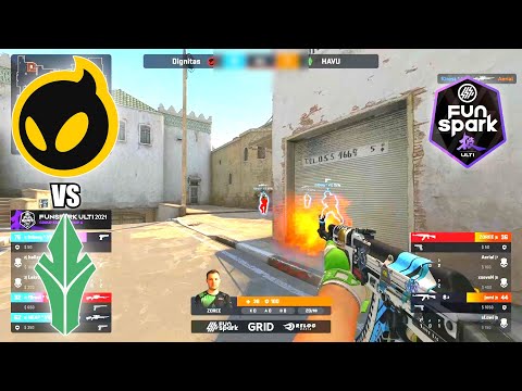 HAVU vs Dignitas - Funspark ULTI 2021 Europe Regional Series 2 | CSGO HIGHLIGHTS