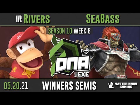 DNA.EXE S10:W8 - NVR | Rivers (Diddy Kong) Vs. SeaBass (Ganon) - W Semifinals